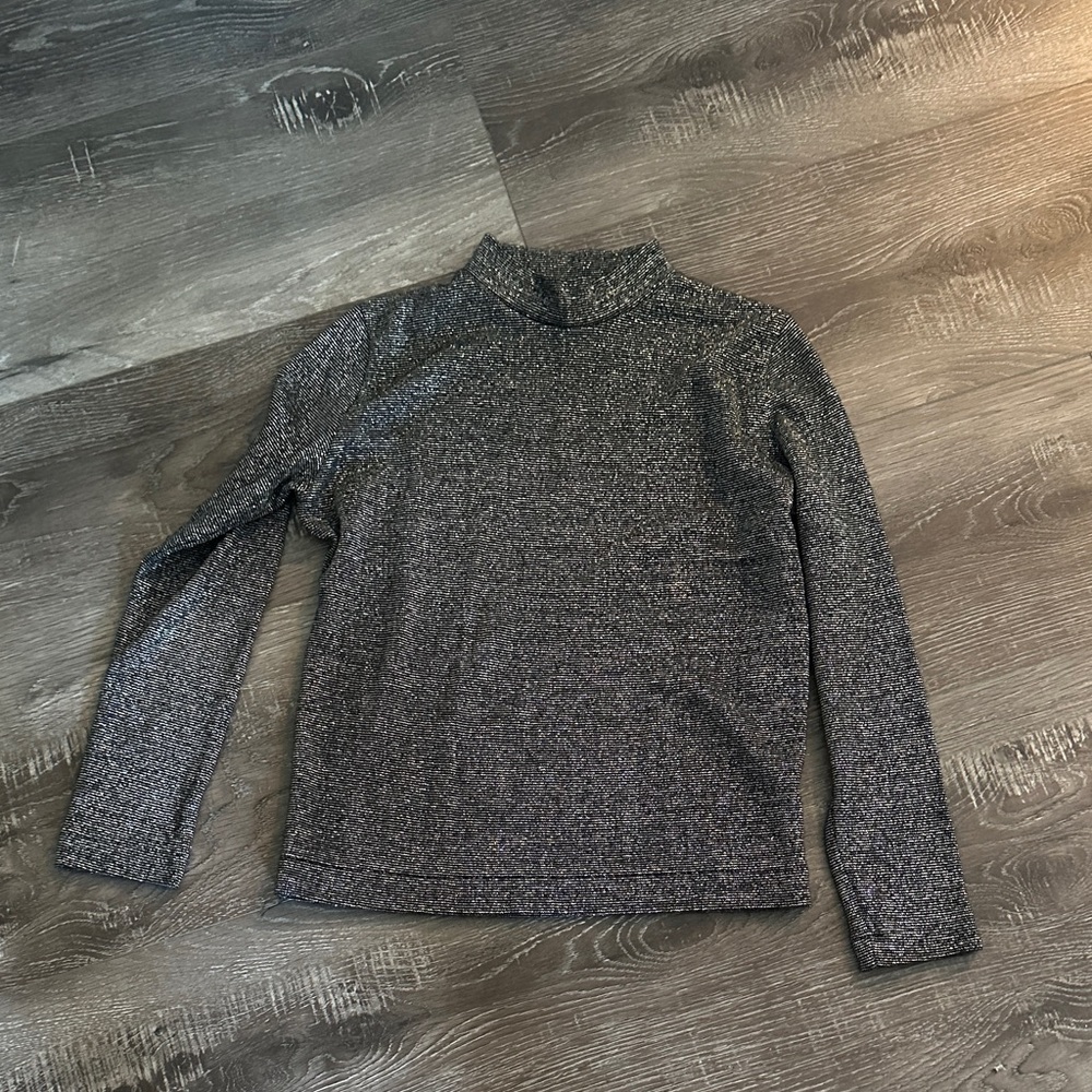Ladies’ silver thread turtleneck Sweater